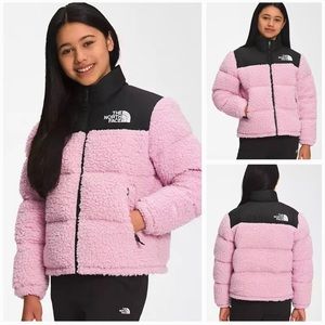 Girls The Northface Nuptse Coat